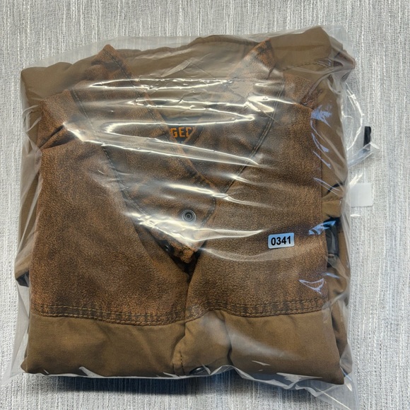 RIDGECUT Tough Wear Men's' Vest Sz M Tan - Picture 7 of 8